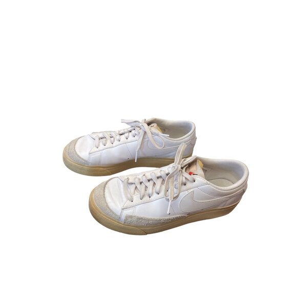 Nike Blazer Low Mens White Sneakers Size 9.5 SKU 9111 - Picture 3 of 11